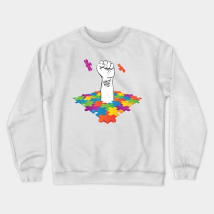 'Different Not Less' Autism Awareness Shirt Crewneck Sweatshirt